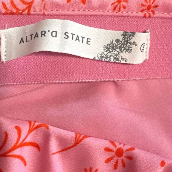 Altar'd State strapless dainty soft girl satin couquette dress-S - Picture 5 of 7